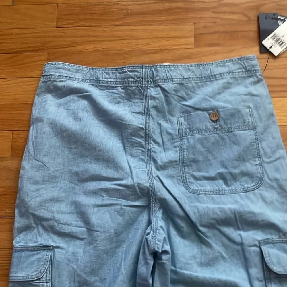 Polo by  Ralph‎ Lauren Chambray Cargo Joggers 2 oversized